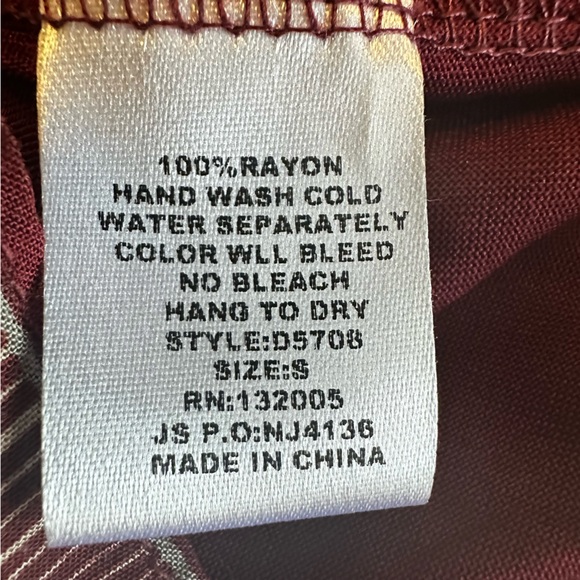 The NINES Border Mixed Print Cutout Neck Shift Fall Dress Size S - Picture 11 of 11